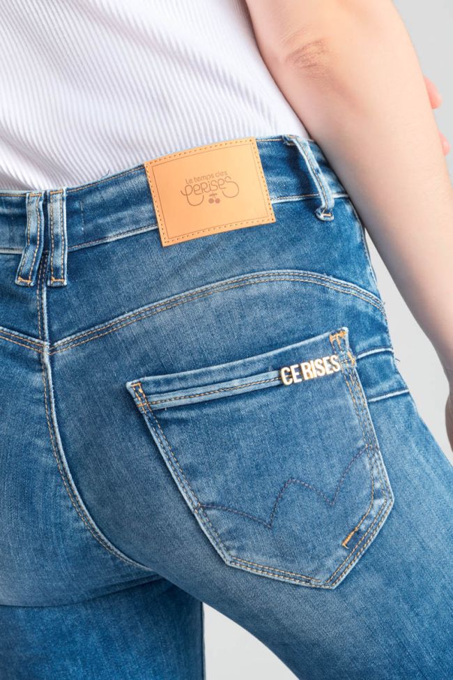 Jeans pulp slim Donou high waist 7/8th blue N°3