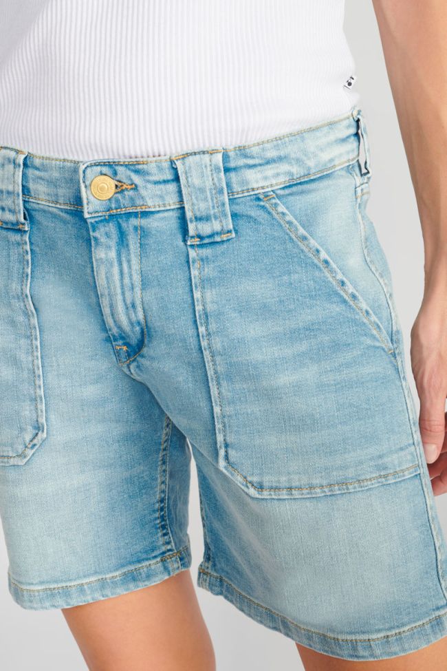 Goudes blue denim shorts