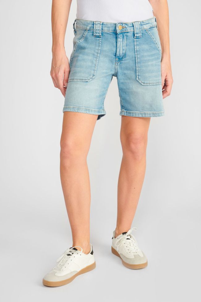 Goudes blue denim shorts