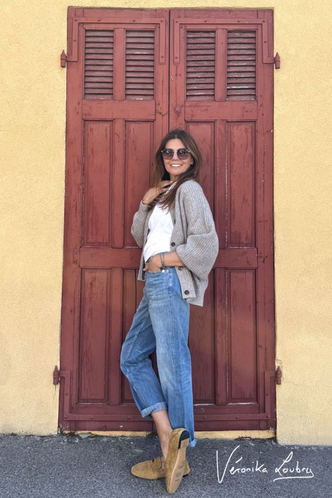 James 400/60 girlfriend by Véronika Loubry high-waisted jeans blue N°4