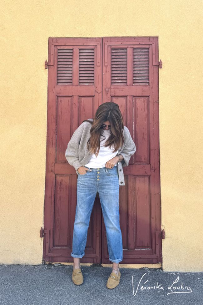 James 400/60 girlfriend by Véronika Loubry high-waisted jeans blue N°4