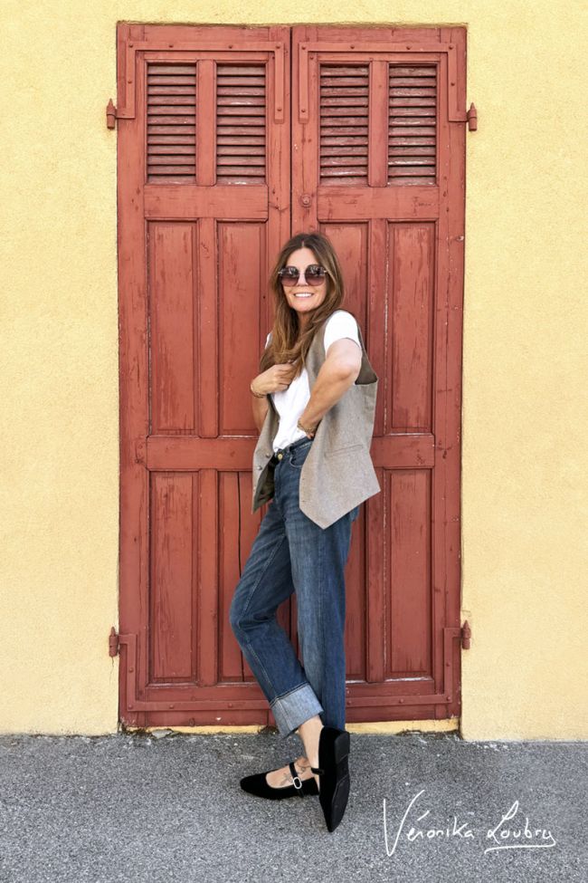 James 400/60 girlfriend by Véronika Loubry high-waisted jeans blue N°2