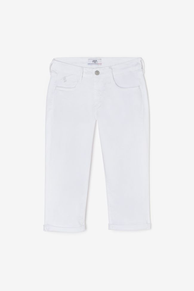 White Kaya capri trousers