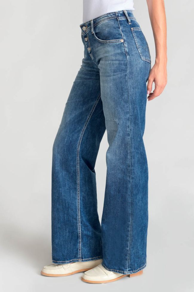 Jeans wide leg Lauryn destroy blue N°3