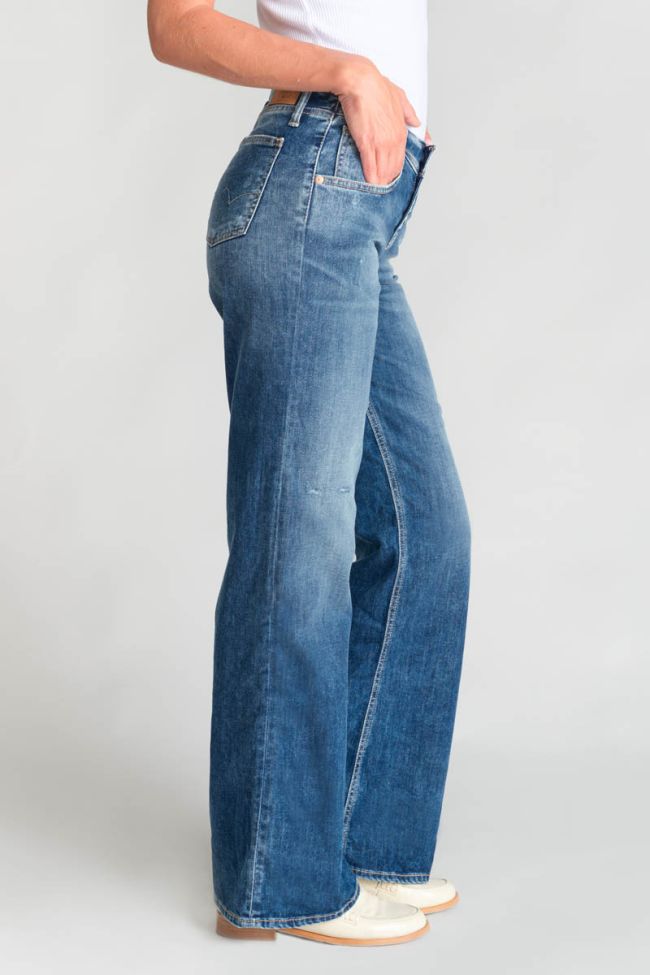 Jeans wide leg Lauryn destroy blue N°3