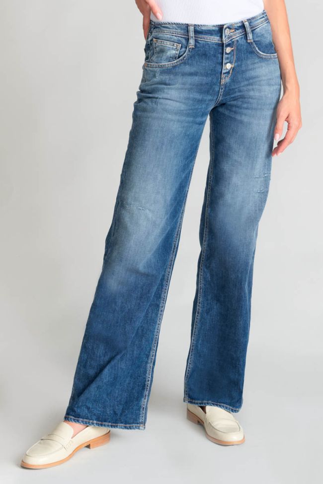 Jeans wide leg Lauryn destroy blue N°3