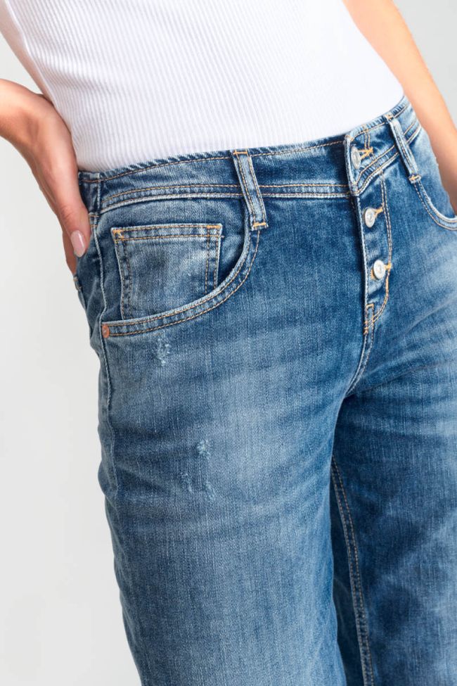 Jeans wide leg Lauryn destroy blue N°3