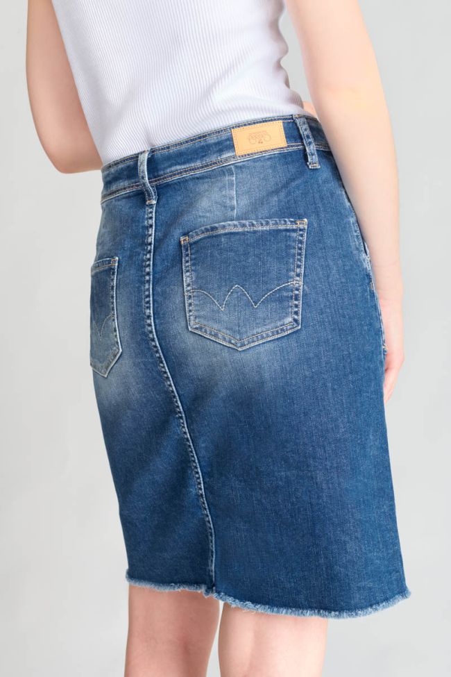 Faded blue denim Ledisi skirt