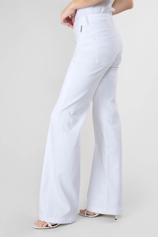 Jeans pulp flare Maes high waist white 