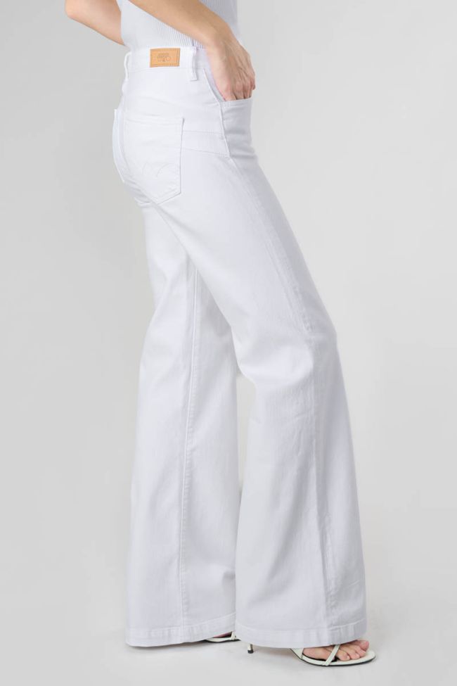 Jeans pulp flare Maes high waist white 