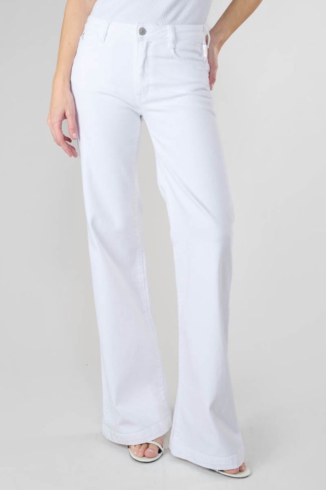 Jeans pulp flare Maes high waist white 