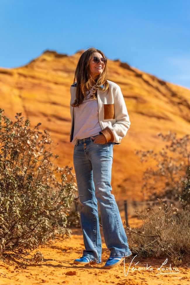 Patricia flare by Véronika Loubry blue jeans N°4