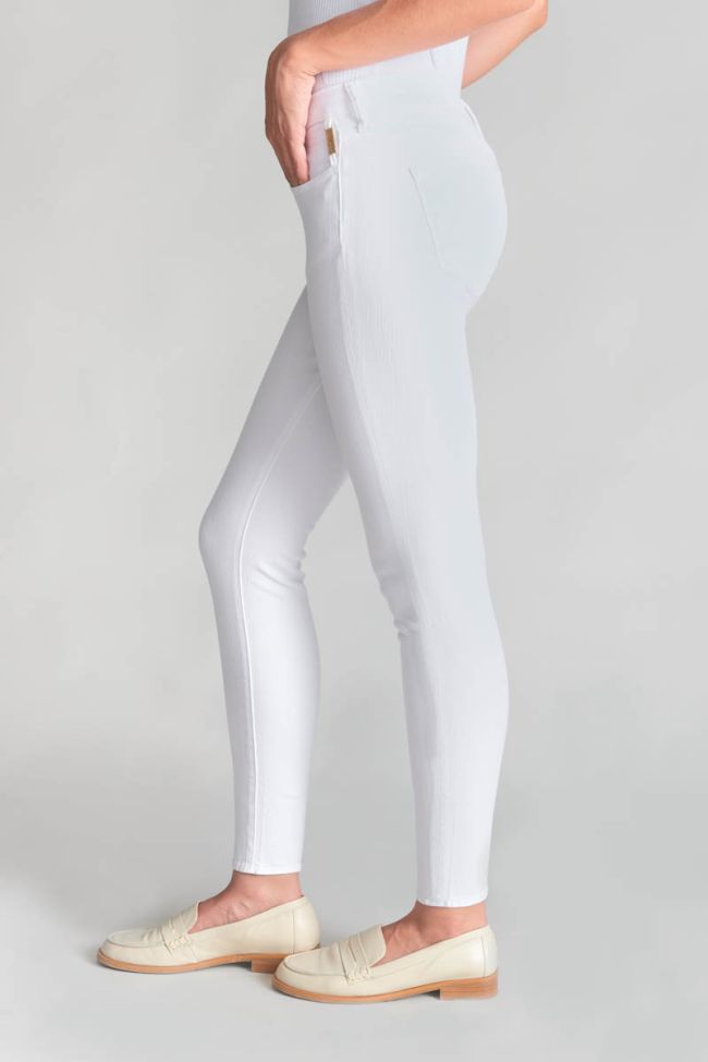 Jeans power skinny 7/8th white 