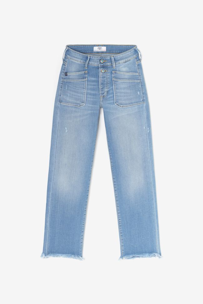 Jeans Pricilia high waist 7/8th destroy blue N°4