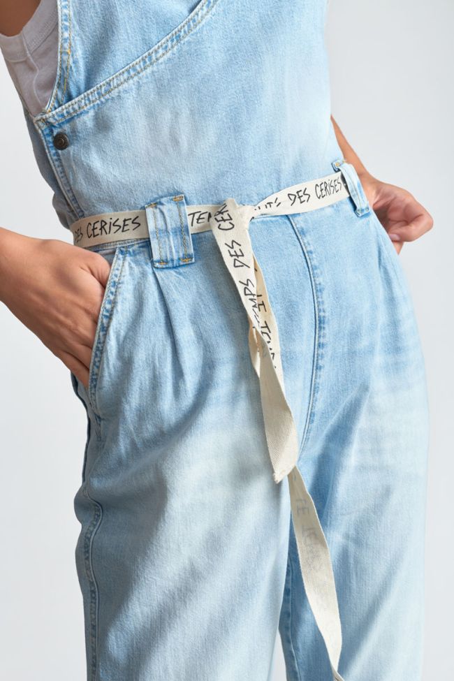 Faded blue denim Riga jumpsuit