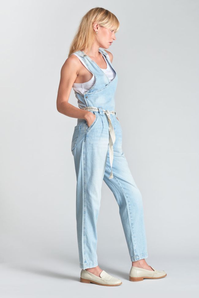 Faded blue denim Riga jumpsuit
