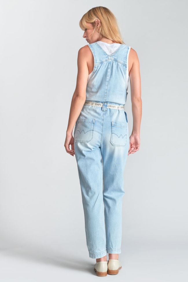 Faded blue denim Riga jumpsuit