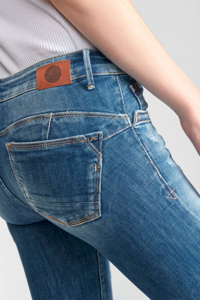 Jeans pulp slim Thais 7/8th destroy blue N°3