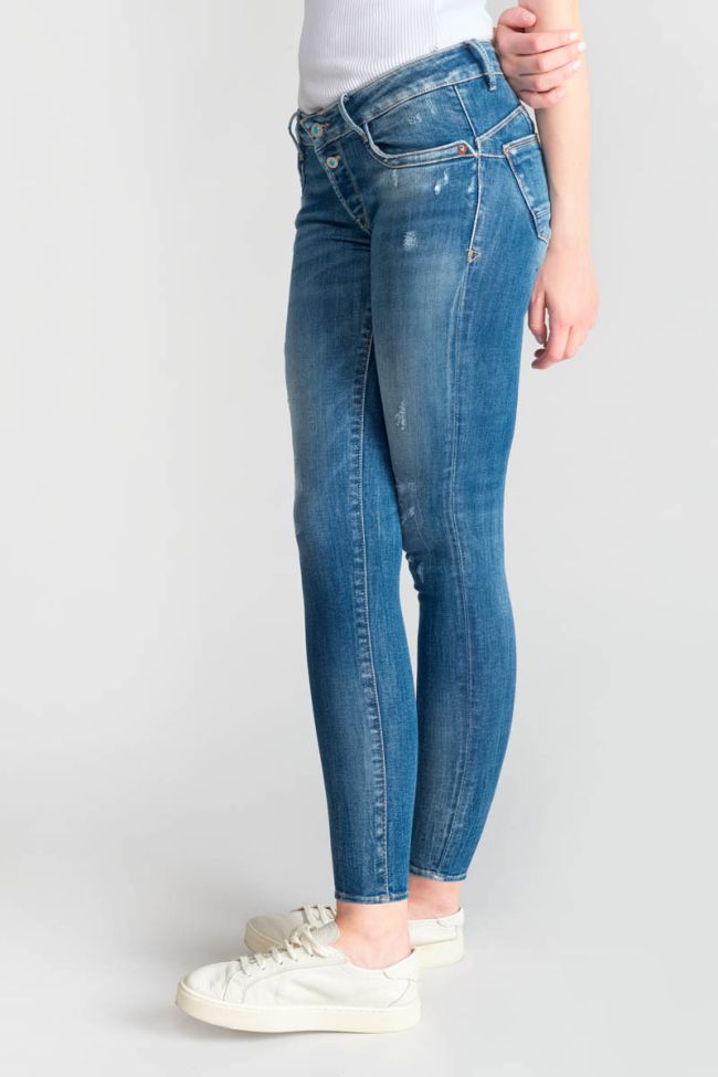 Jeans pulp slim Thais 7/8th destroy blue N°3
