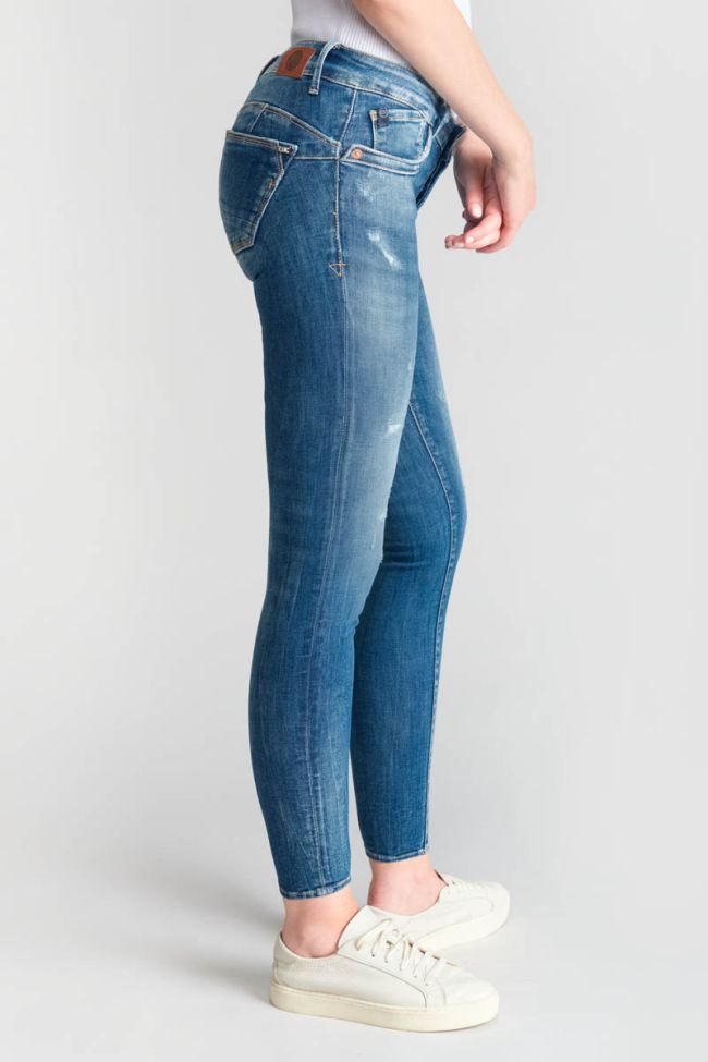 Jeans pulp slim Thais 7/8th destroy blue N°3