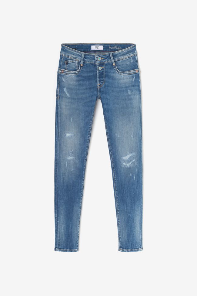 Jeans pulp slim Thais 7/8th destroy blue N°3