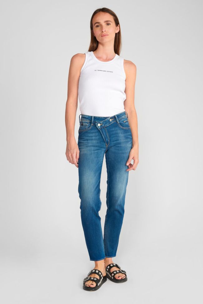 Jeans pulp regular Zep high waist 7/8th blue N°2