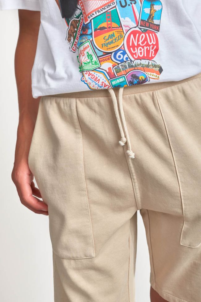 Beige Narcibo Bermuda shorts
