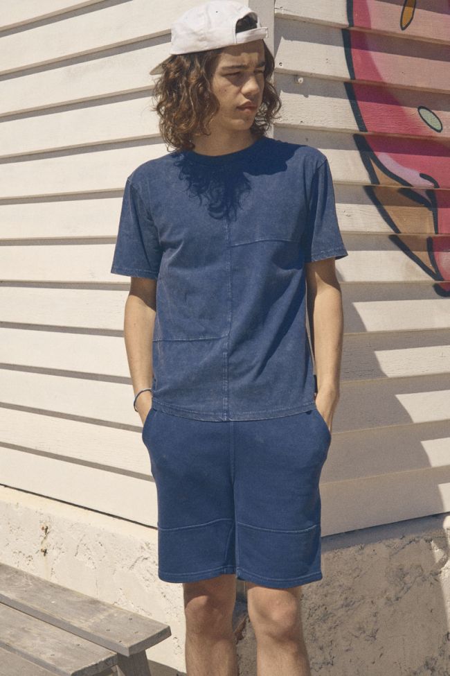 Bermuda Popbo bleu délavé