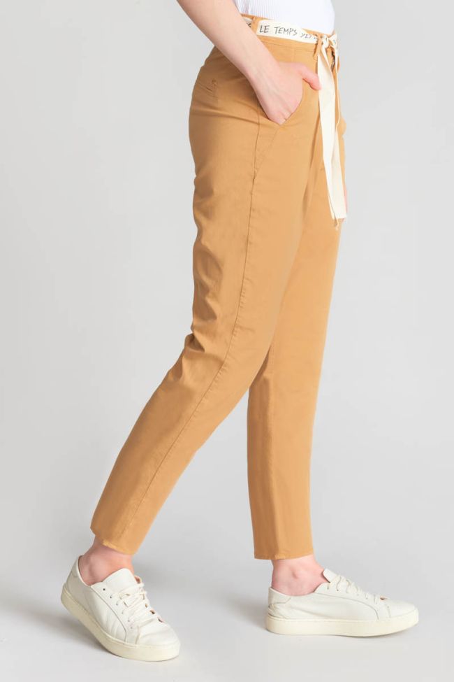 Camel Arlo loose fit chinos