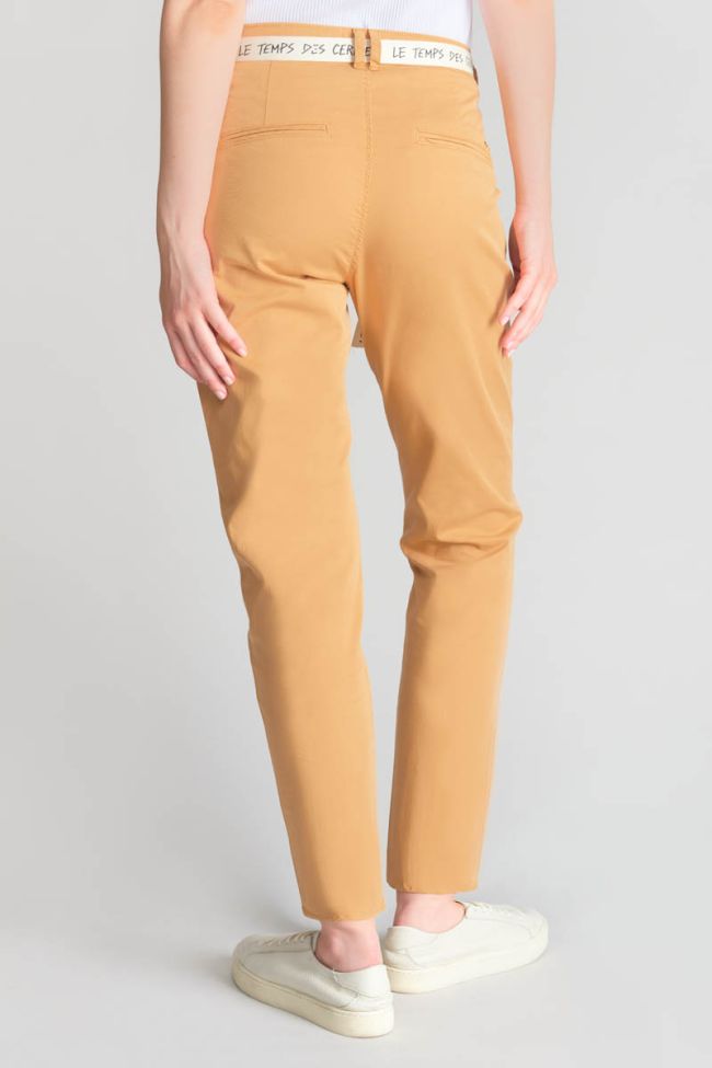 Camel Arlo loose fit chinos