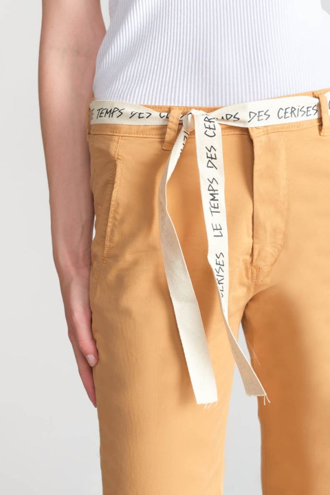 Camel Arlo loose fit chinos