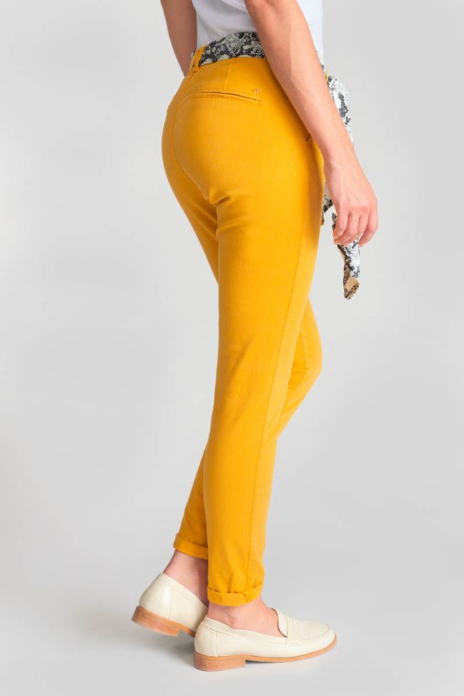 Pantalon chino Dyli5 moutarde