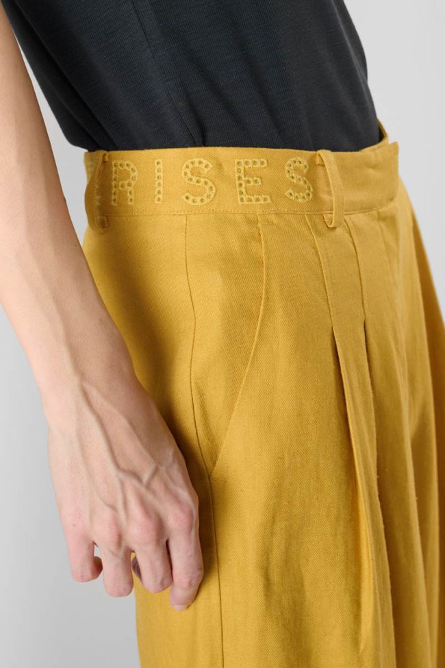 Saguy mustard trousers