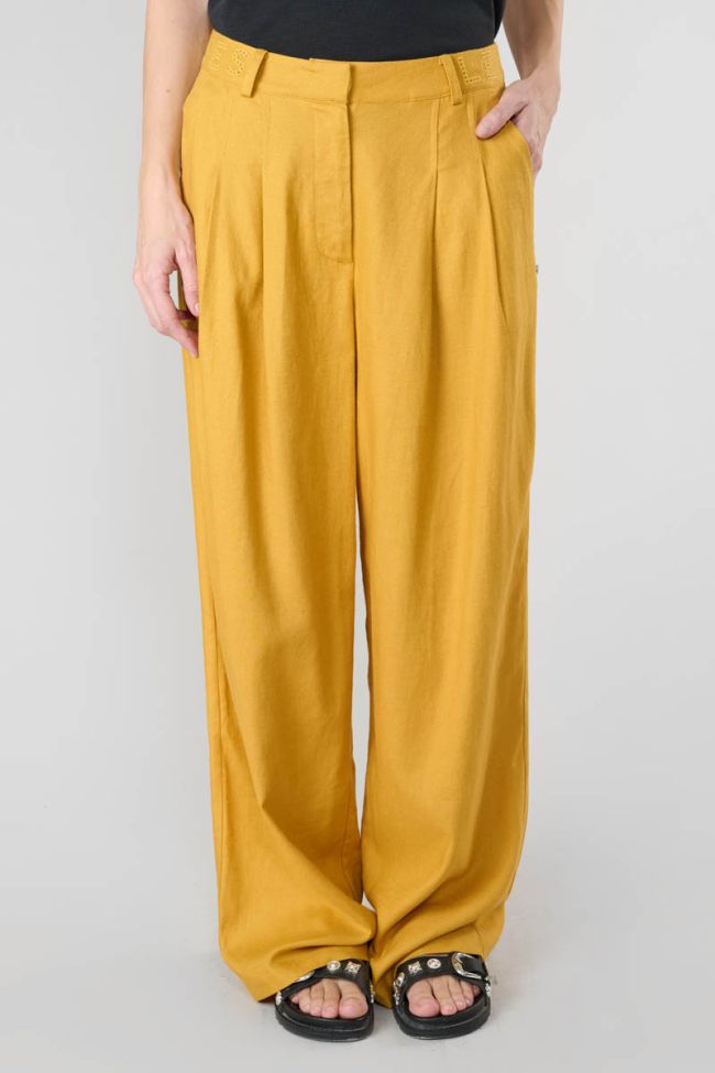 Saguy mustard trousers