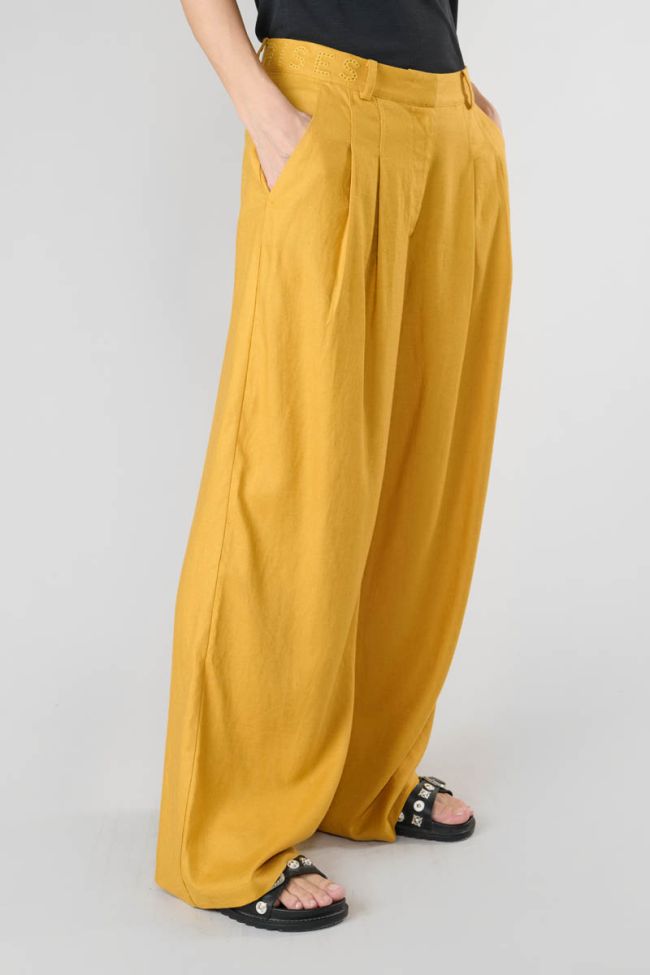 Saguy mustard trousers