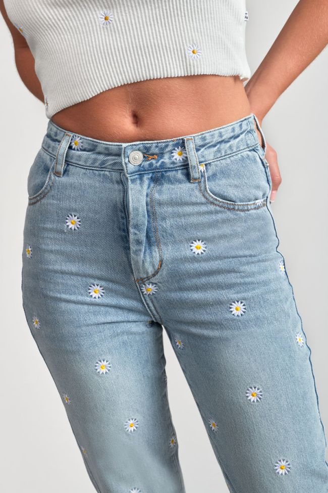 Jenigi mom high waist 7/8th jeans blue N°5