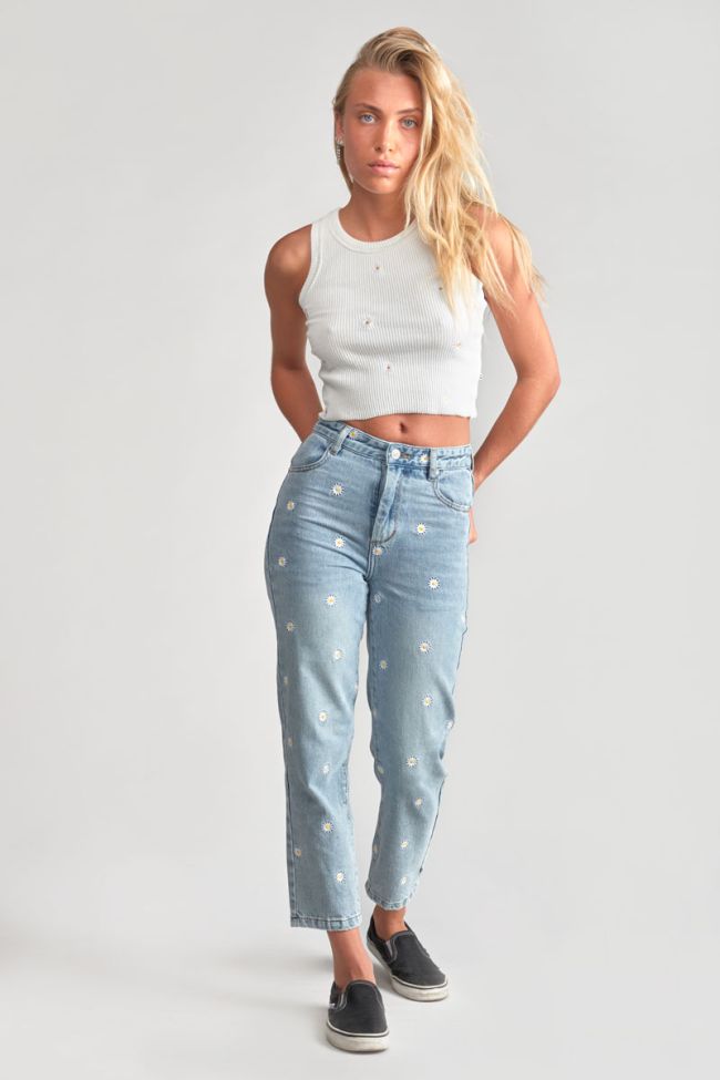 Jenigi mom high waist 7/8th jeans blue N°5