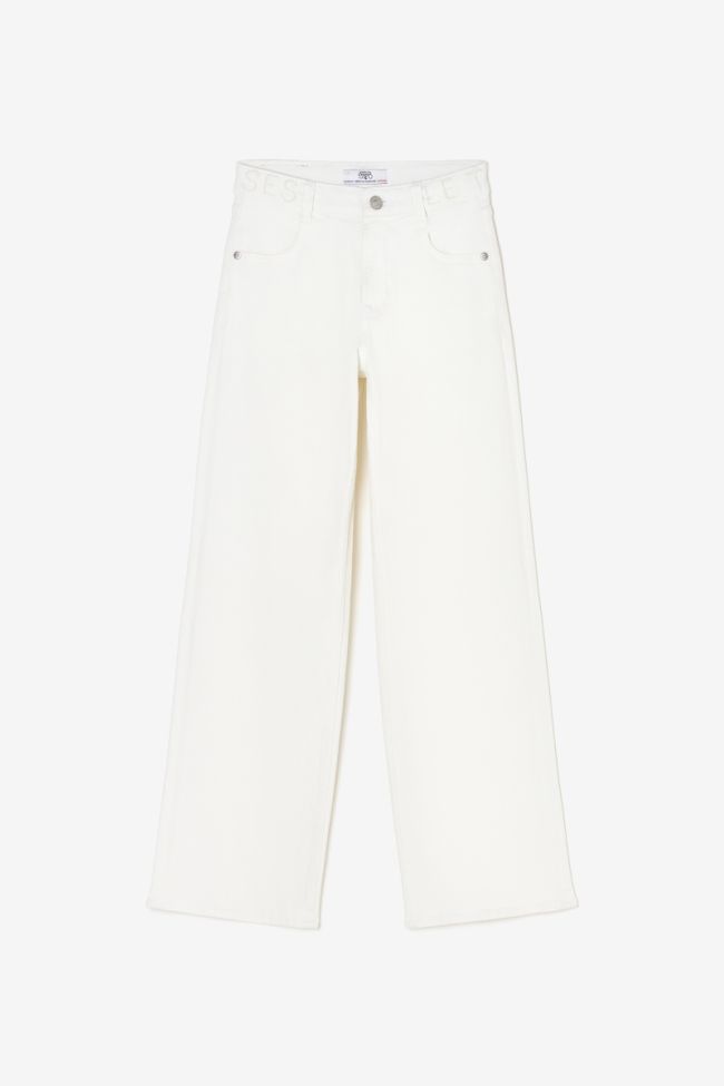 White Rommigi wide-leg high waist jeans