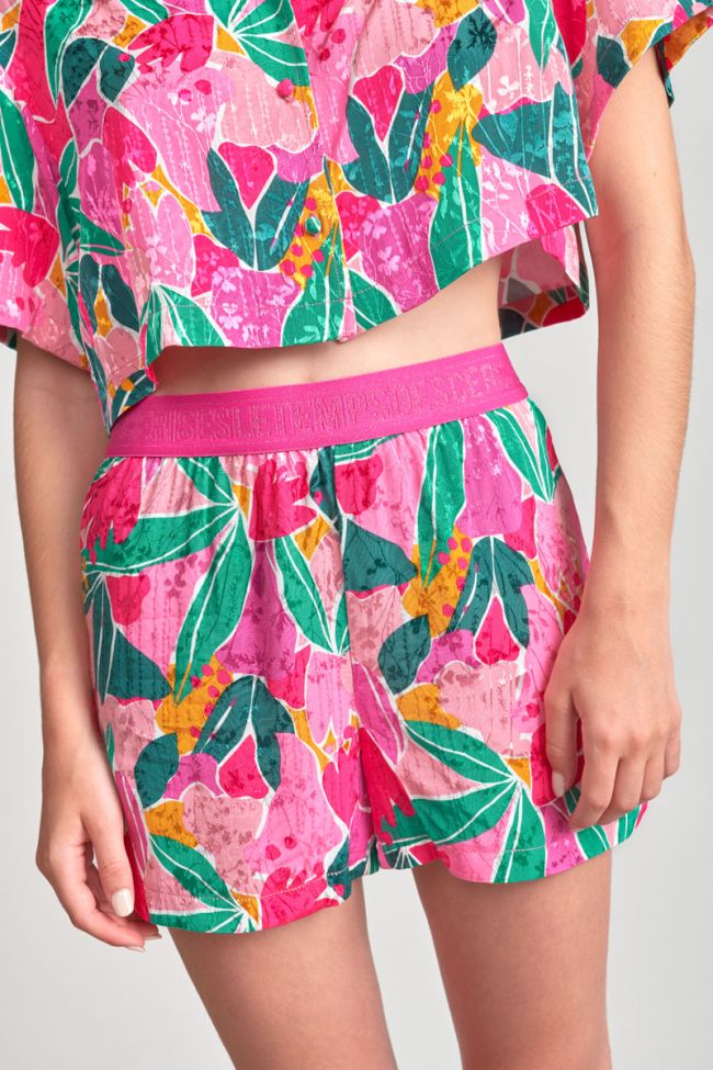 Fuchsia patterned Trillegi shorts