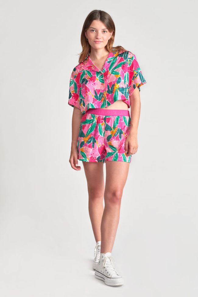 Fuchsia patterned Trillegi shorts