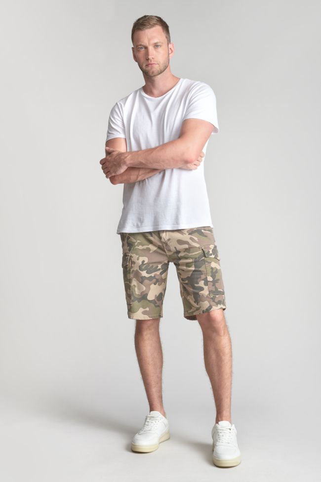 Khaki camouflage Camo Bermuda shorts