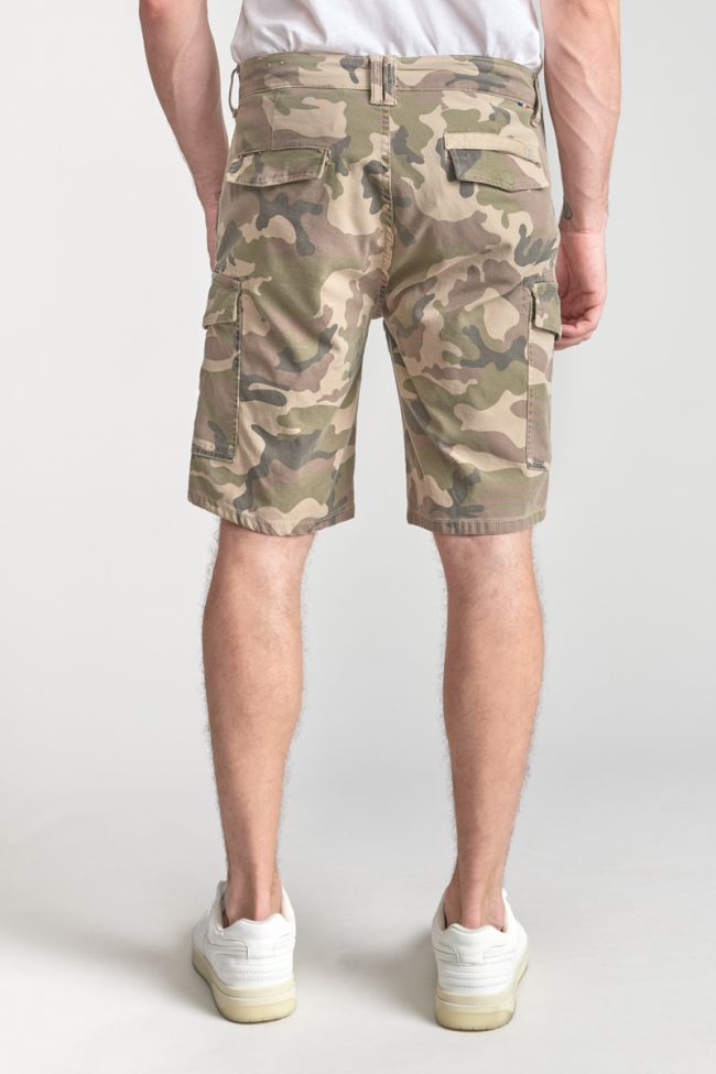 Khaki camouflage Camo Bermuda shorts