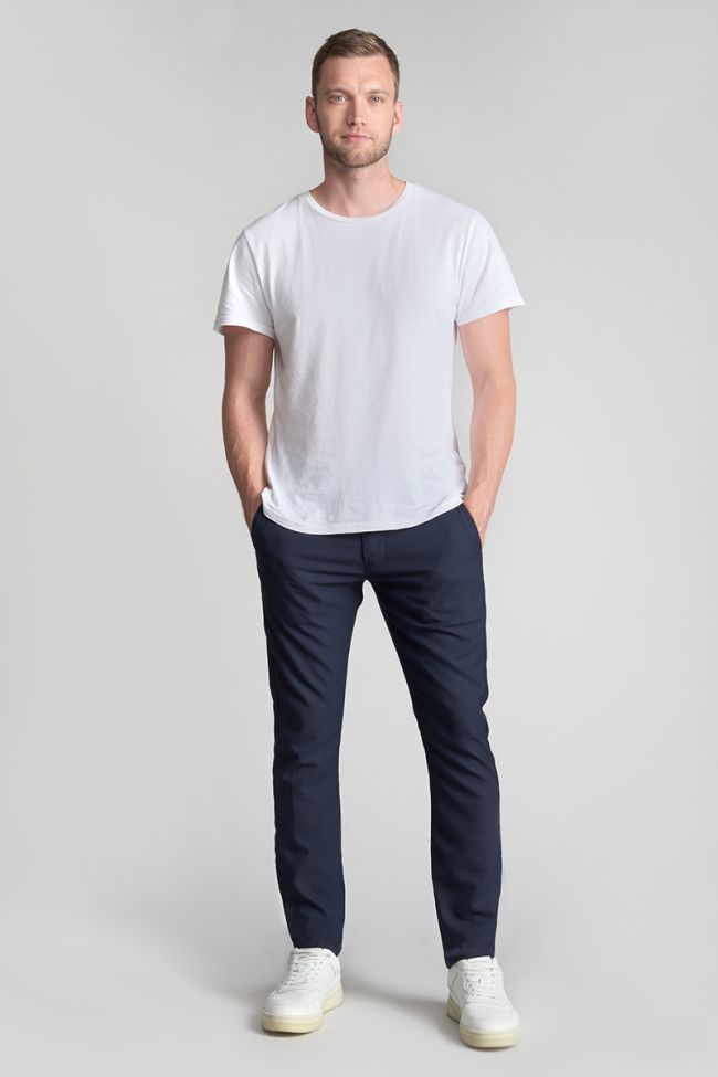 Navy blue marl Nicosie trousers
