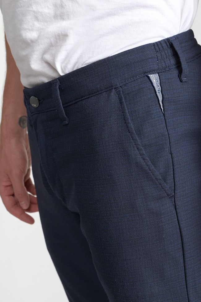 Navy blue marl Nicosie trousers
