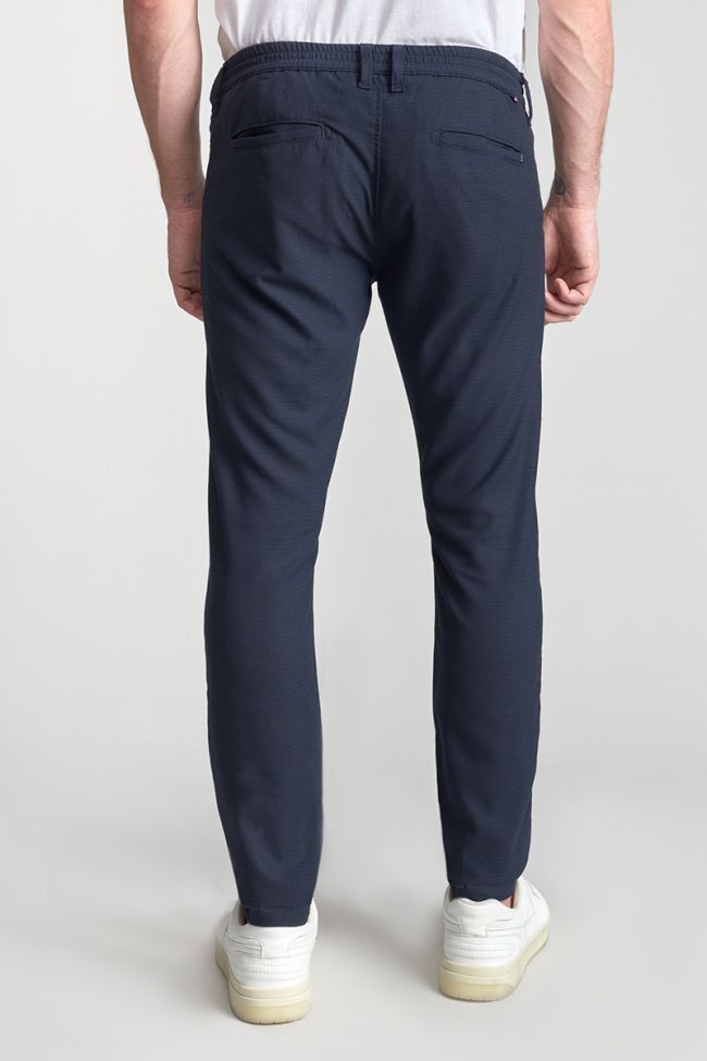 Navy blue marl Nicosie trousers