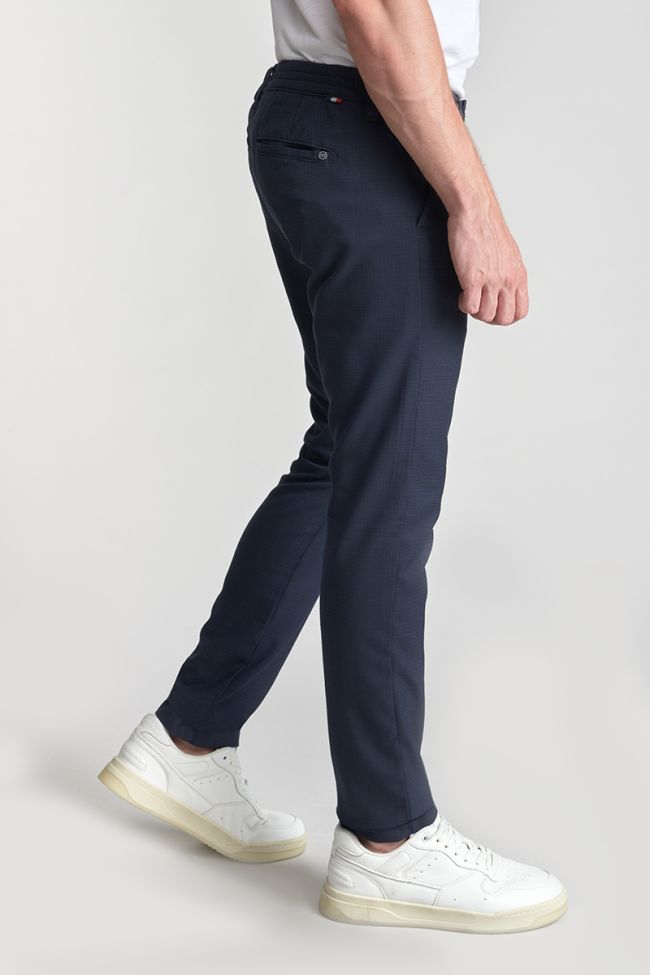 Navy blue marl Nicosie trousers