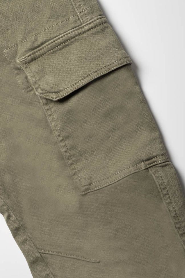 Kalvin khaki tapered arched pants 