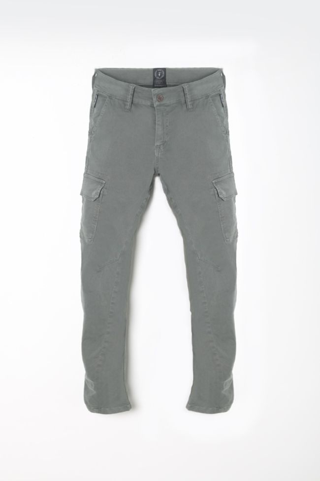 Kalvin green-grey tapered arched pants 