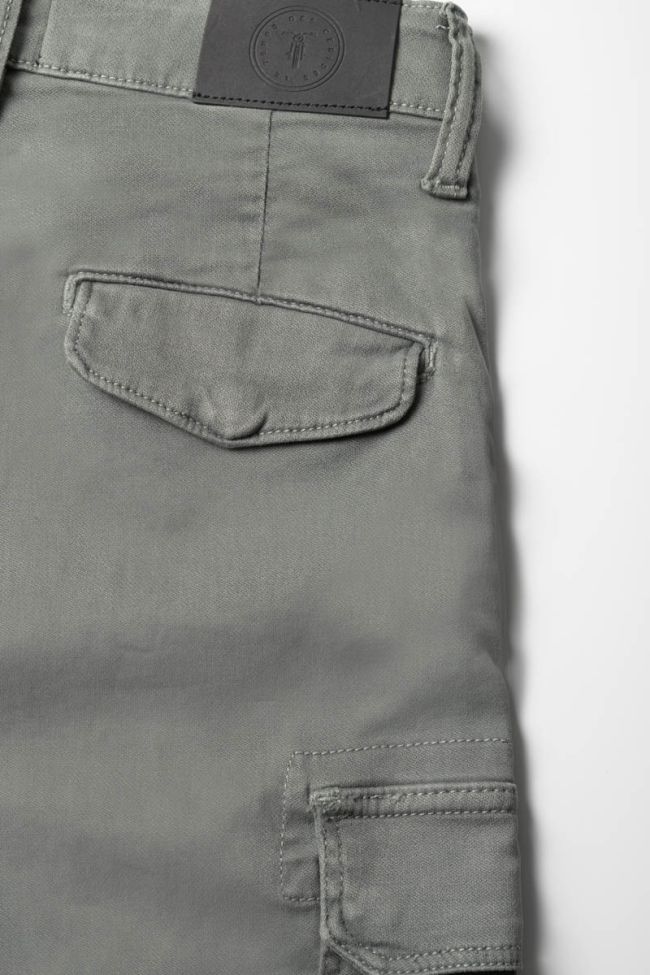 Kalvin green-grey tapered arched pants 