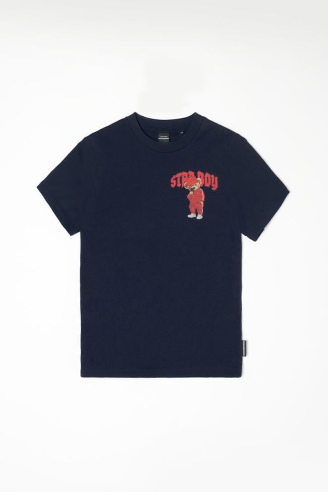 Katbo navy blue patterned T-shirt